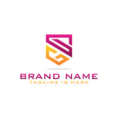 G G initial letter logo design