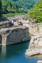 寝覚の床（長野県木曽郡上松町）