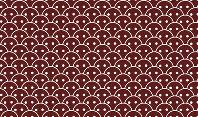 vector seamless pattern dark color theme decorated fabric face art 