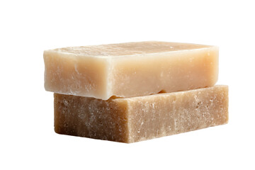 two soap bars stacked on top of each other