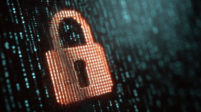 Digital lock on binary code