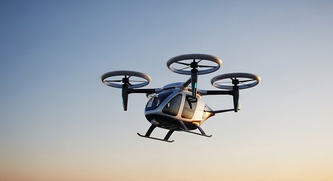 Autonomous Air Taxi Revolutionizing Urban Transportation with Electric Vertical Take-Off and Landing (eVTOL) Aircraft