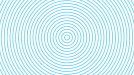 Blue Circular Line Isolated on White Background