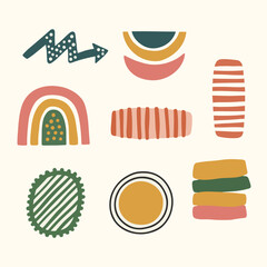 Hand drawn shapes Vector Illustration #4