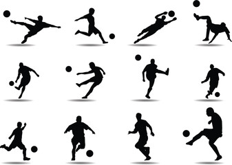 Soccer Silhouette vector.eps