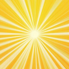 Bright yellow and orange radiating rays forming a sunburst pattern with a glowing center evoking warmth and energy