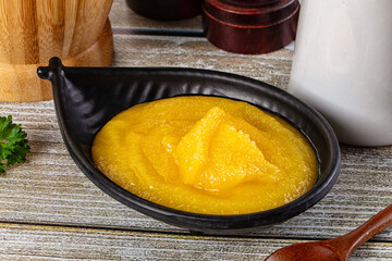 Golden Ghee melted homemade butter