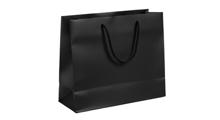 black paper bag