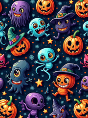 Halloween Art: An Illustrated Collection of Spooky Gourds