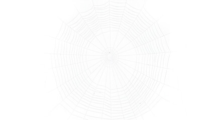 spider web on black background