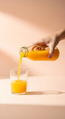 Clean Skincare Product Photography with Hand Holding Cosmetic Tubes, Jars, Droppers, Pumps, and Beauty Tools on Minimal Pastel Background