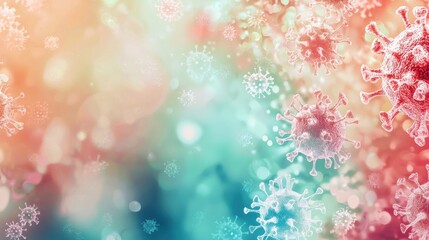 A colorful abstract background featuring a mix of vibrant colors and shapes.