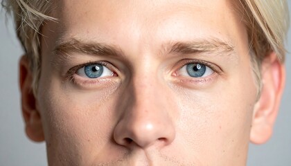 Fototapeta premium Blond man with bright eyes