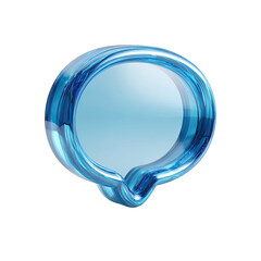 Liquid,  blue speech bubble