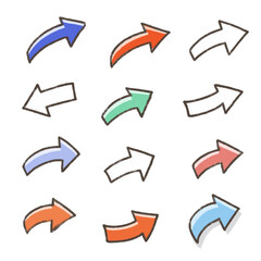矢印のイラストセット