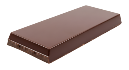 chocolate bar isolated on white