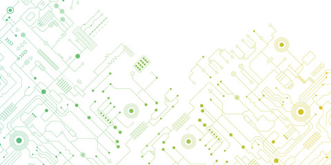 Vector circuit for communication technology background concept. 