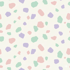 seamless background with hearts