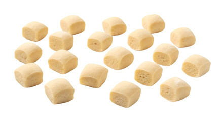 wooden spoon on white background