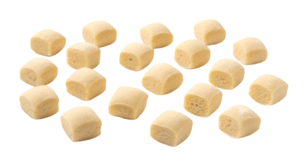 wooden spoon on white background