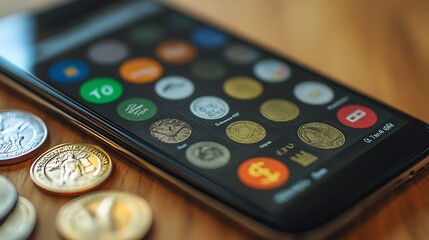 A close-up shot of a person exchanging currency at a currency exchange kiosk