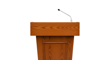 wooden signboard isolated on white