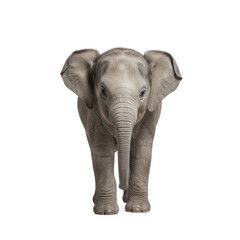 Fototapeta premium elephant isolated on white background