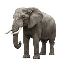 Fototapeta premium elephant isolated on white background