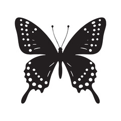 Butterflies vector illustration on a white background.Simple design,perfect for various uses.