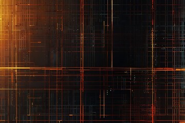 An abstract red background with futuristic lines creates a vibrant digital business concept for internet data technologyAn abstract red background with futuristic lines creates a vibrant digital busin