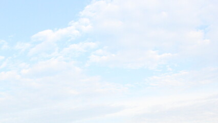 blue sky with clouds