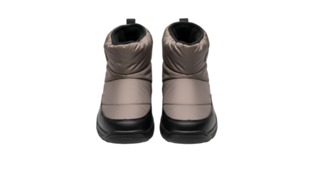 black shoes isolated on white