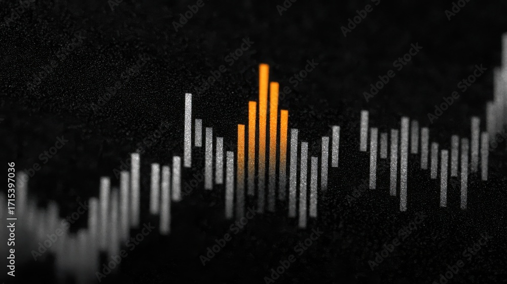 Poster striking black background with a bold yellow line creating a simple yet powerful visual contrast and