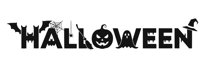 Halloween Text Vector