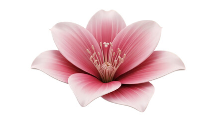 Fototapeta premium pink rose isolated on white background