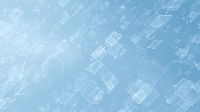 The Clean Slate Business Corporate Technology Particles Digital Background Loop