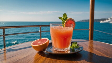 cocktail on the beach