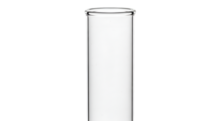 test tube isolated on white