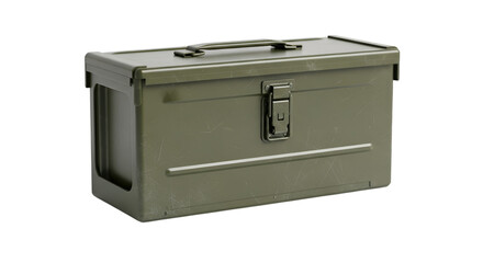 metal box isolated on white