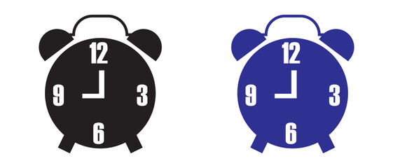 alarm clock icon, Time alarm clock icon design.