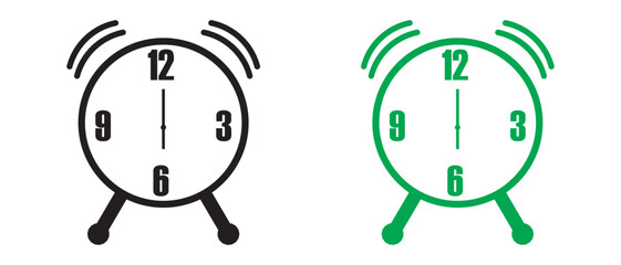 alarm clock icon, Time alarm clock icon design.