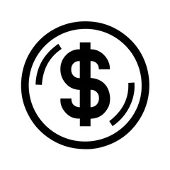 Dollar Coin Icon