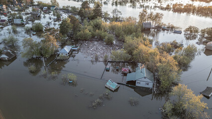 Global warming,climate change.Tsunami.Storms and destruction.Floods on the planet.The apocalypse, catastrophes.Natural disasters the riot.The remnants of human life are floating in dirty water.The end