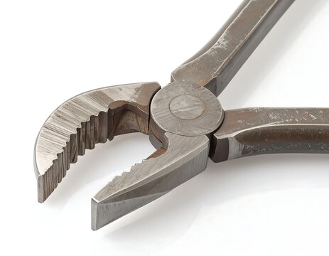 Close-up of old rusty pliers