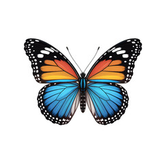 Fototapeta premium Red Hot Air Balloon Isolated