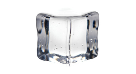 ice cube isolated on white background