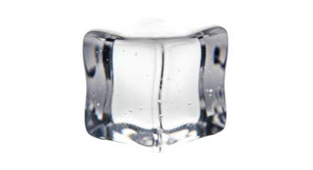 ice cube isolated on white background