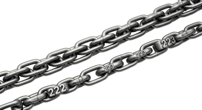 chain isolated on white background