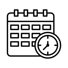 Fototapeta premium timetable icon
