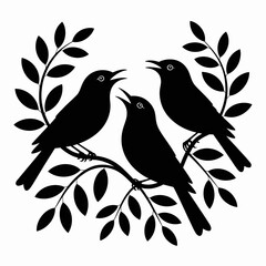 vector illustration of a bird